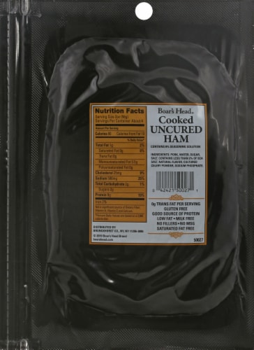 Boar's Head Cooked Uncured Ham Perspective: top