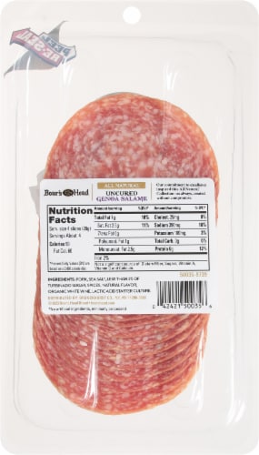 Boar's Head All Natural Uncured Genoa Salame Perspective: top