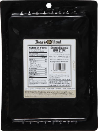 Boar's Head Smoked Uncured Ham Steak Perspective: top