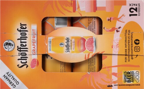 Schofferhofer Hefeweizen Grapefruit Bier Perspective: top