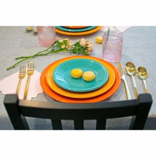 Fiesta® 3-Piece Classic Place Setting in Butterscotch Perspective: top