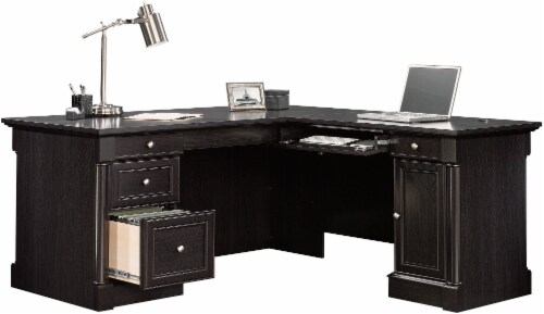 Sauder Palladia L Shaped Desk Wind Oak 1 ct Harris Teeter