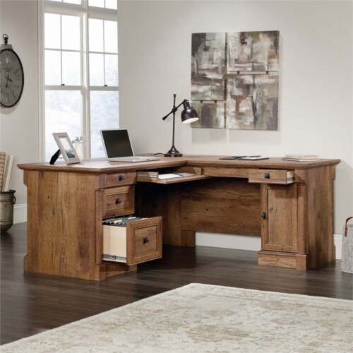 Sauder palladia l shaped desk stores deals