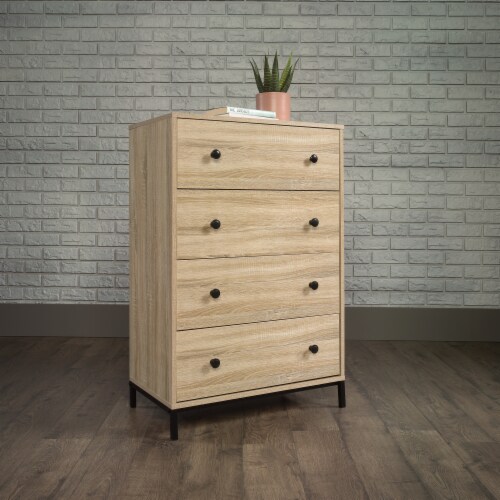 Sauder North Avenue Engineered Wood 4 Drawer Tall Chest in Charter