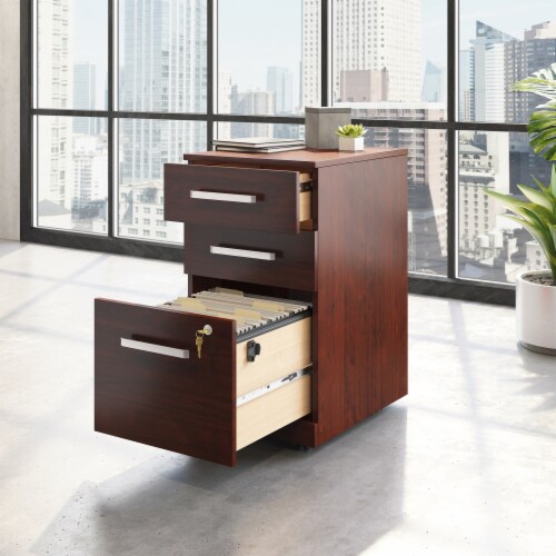 Cherry wood file cabinet discount