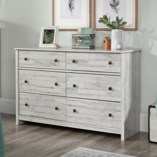 Rustic cheap white dresser