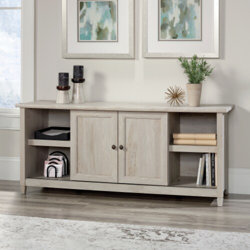 Sauder Edge Water TV Credenza with Shelves Sliding Doors 1 Gerbes Super Markets