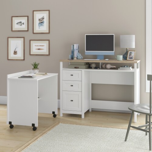 Sauder Cottage Road TV Credenza with Hidden Pull Out Desk 1 Smith s Food and Drug
