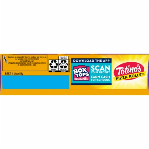 Totino's Pizza Rolls Pepperoni Flavored Frozen Snacks Perspective: top