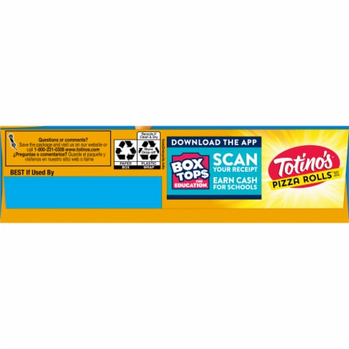 Totino's Pizza Rolls Combination Flavored Frozen Snacks Perspective: top