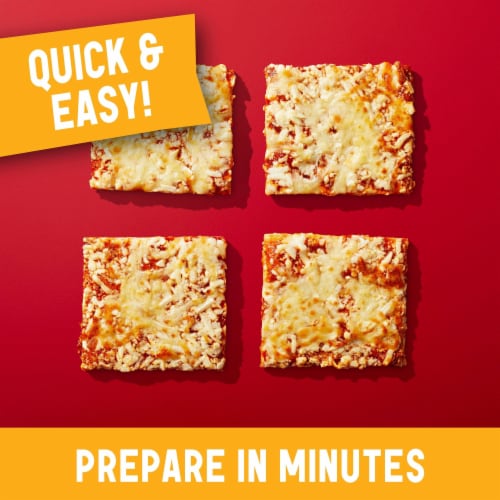 Totino's Party Pizza Pack Triple Cheese Flavored Frozen Snacks Perspective: top