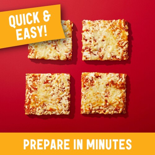 Totino's Party Pizza Pack Triple Cheese Flavored Frozen Snacks Perspective: top