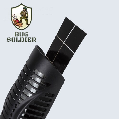 BugSoldier STICK 'EM Mosquito Fly Fruit Flies Glue Trap Pest Catcher UV Light Perspective: top