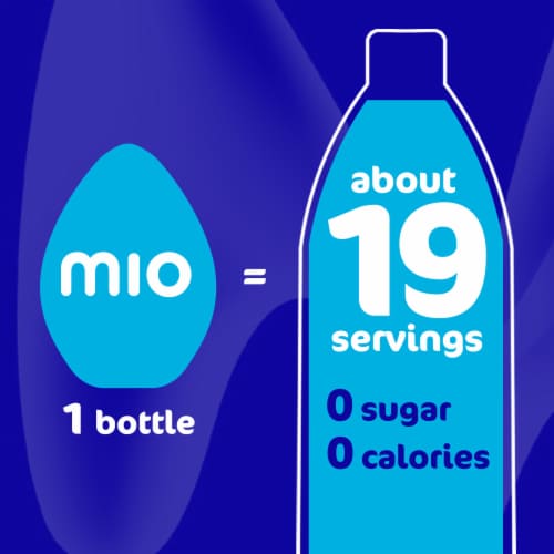 Mio Mango Peach Naturally Flavored Liquid Water Enhancer Perspective: top