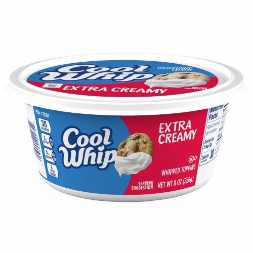 Cool Whip Extra Creamy Whipped Cream Topping Perspective: top