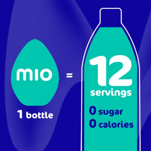 Mio Sport Artic Grape Naturally Flavored Liquid Water Enhancer with Electrolytes & B Vitamins Perspective: top