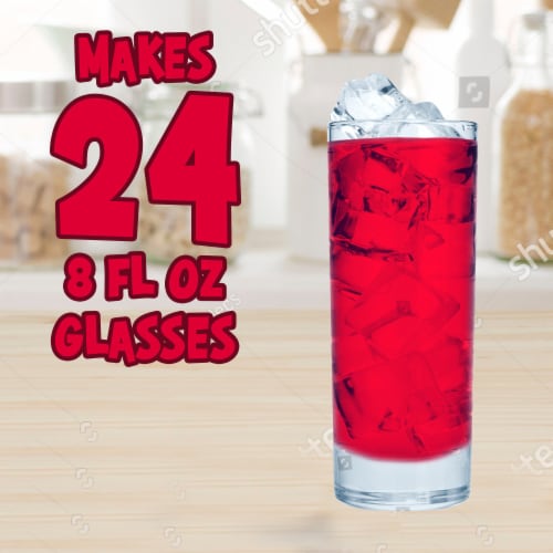 Kool-Aid Liquid Cherry Artificially Flavored Soft Drink Mix Perspective: top
