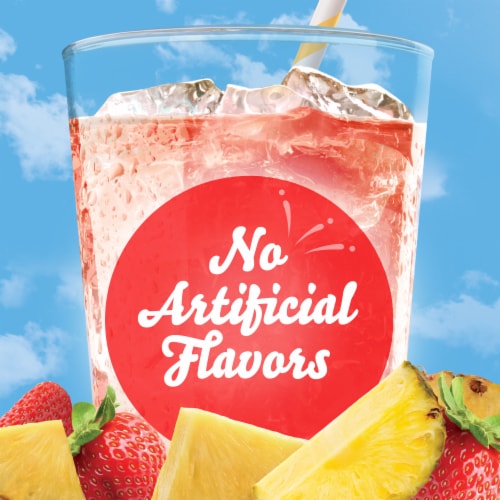 Crystal Light Liquid Strawberry Pineapple Refresh Drink Mix Perspective: top