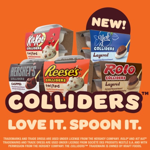 COLLIDERS™ Chopped REESE'S Refrigerated Dessert Perspective: top