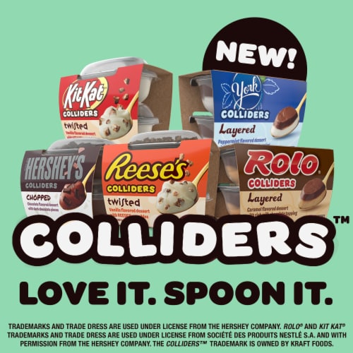 COLLIDERS™ Chopped HERSHEY’S Mint Refrigerated Dessert Perspective: top