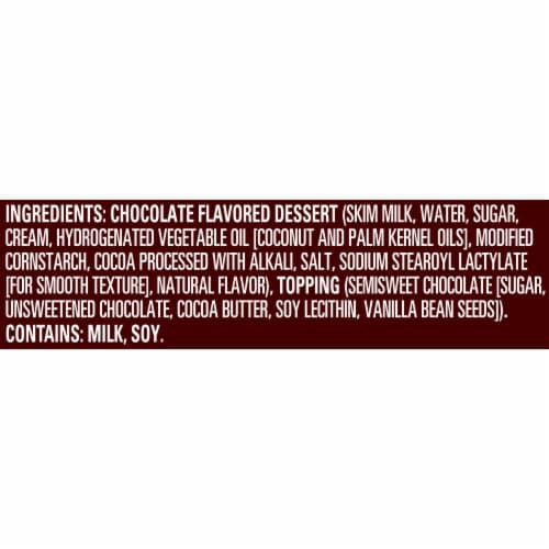 COLLIDERS™ Chopped HERSHEY’S Chocolate Refrigerated Dessert Perspective: top