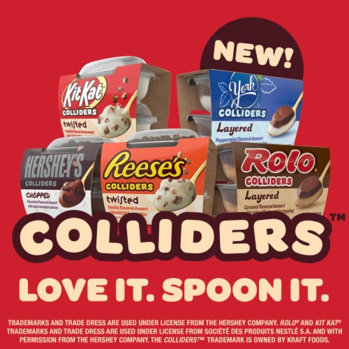 COLLIDERS™ Layered ROLO® Refrigerated Dessert Perspective: top