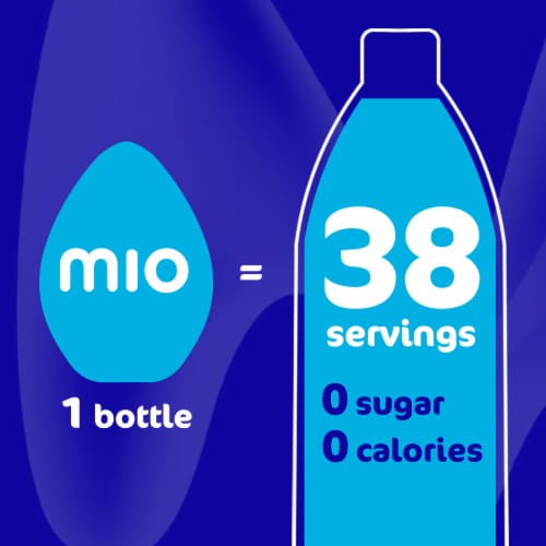 Mio Lemonade Naturally Flavored Liquid Water Enhancer with 2X More Perspective: top