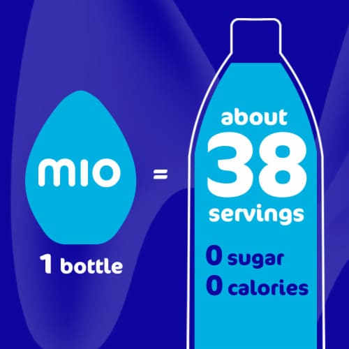 Mio Fruit Punch Naturally Flavored Liquid Water Enhancer with 2X More Perspective: top