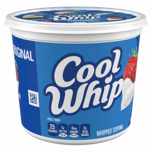 Cool Whip Original Whipped Cream Topping Perspective: top
