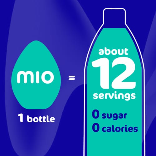 mio Hydrate Strawberry Lemonade Flavored with other natural flavor Liquid Water Enhancer, Bottle Perspective: top