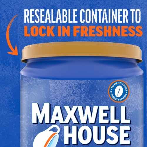 Maxwell House The Original Roast Medium Roast Ground Coffee Perspective: top