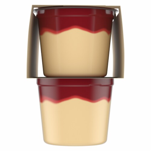 Jell-O Temptations Strawberry Cheesecake Pudding Cups Snack Perspective: top