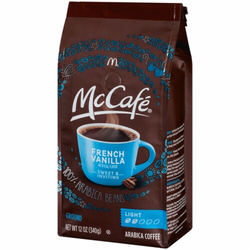 McCafe French Vanilla Light Roast Ground Coffee Perspective: top
