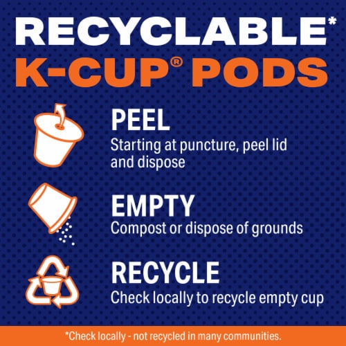 Maxwell House Original Roast Medium Roast K-Cup Coffee Pods Perspective: top