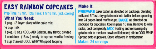 Kool-Aid Strawberry Gelatin Dessert Mix Perspective: top