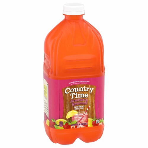 Country Time Strawberry Lemonade Artificially Flavored Drink Perspective: top