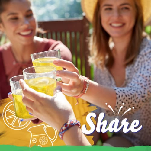 Crystal Light Pure Lemonade Naturally Flavored Powdered Drink Mix Perspective: top