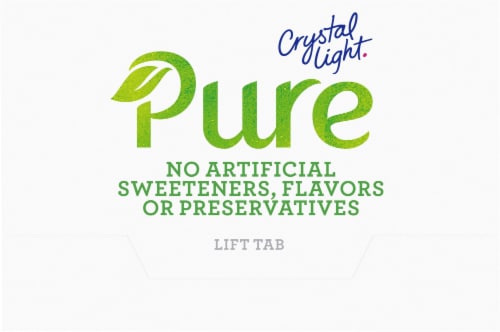Crystal Light Pure Tropical Blend Drink Mix Perspective: top