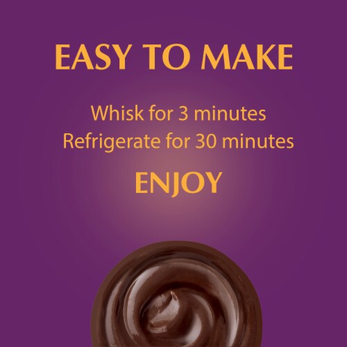 Godiva Dark Chocolate Instant Pudding Mix Perspective: top