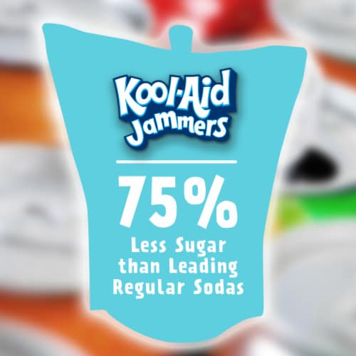 Kool-Aid Summer Blast Jammers Boomin' Berry Artificially Flavored Soft Drink Perspective: top