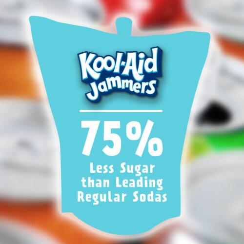 Kool-Aid Summer Blast Jammers Boomin' Berry Artificially Flavored Soft Drink Perspective: top