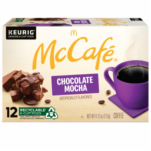 McCafé® Chocolate Mocha Light Roast K-Cup Coffee Pods Perspective: top