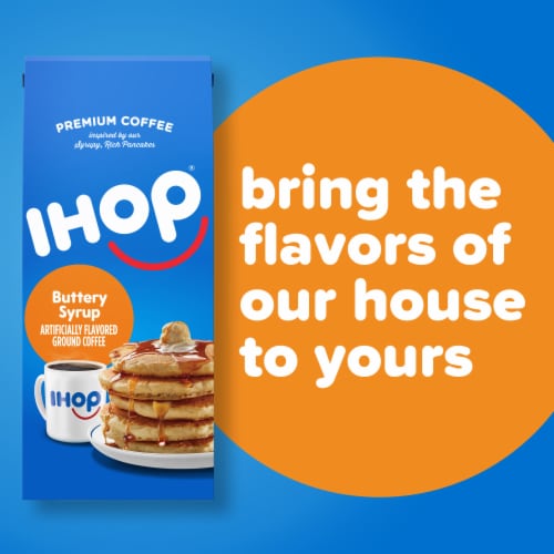 IHOP Buttery Syrup Ground Coffee Perspective: top