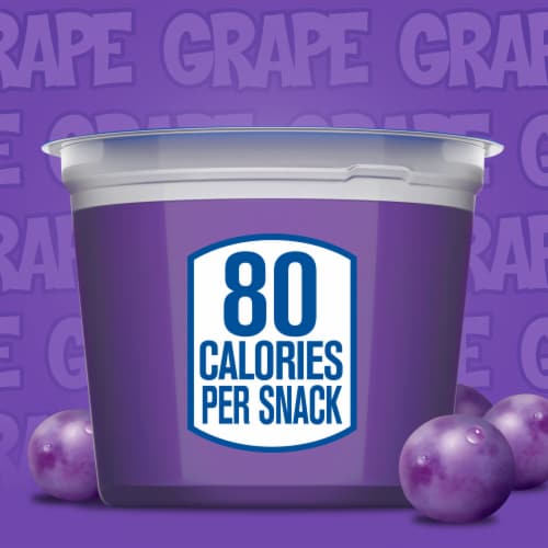 Kool-Aid Gels Grape Artificial Flavored Ready-to-Eat Gelatin Snacks, Cups Perspective: top