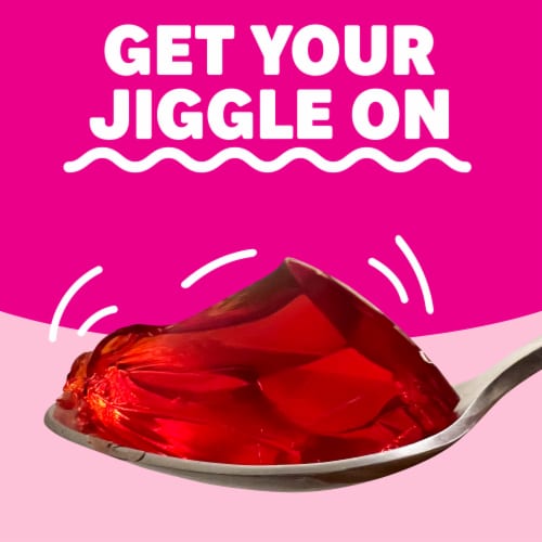 Jell-O Strawberry Gelatin Dessert Mix Perspective: top