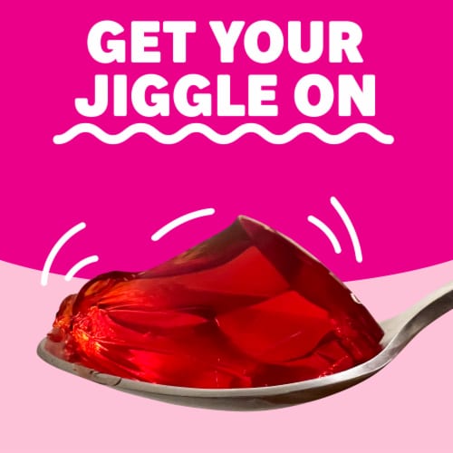 Jell-O Original Strawberry Jello Cups Gelatin Snack, 4 ct - Kroger