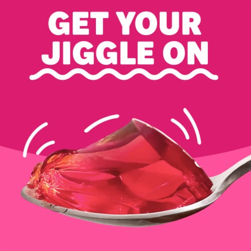 Jell-O Raspberry Gelatin Dessert Mix Perspective: top
