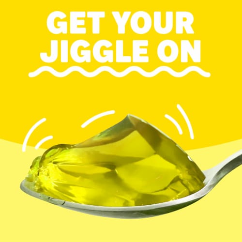 Jell-O Lemon Gelatin Dessert Mix Perspective: top
