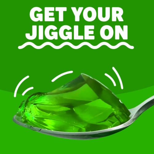 Jell-O Lime Gelatin Dessert Mix Perspective: top