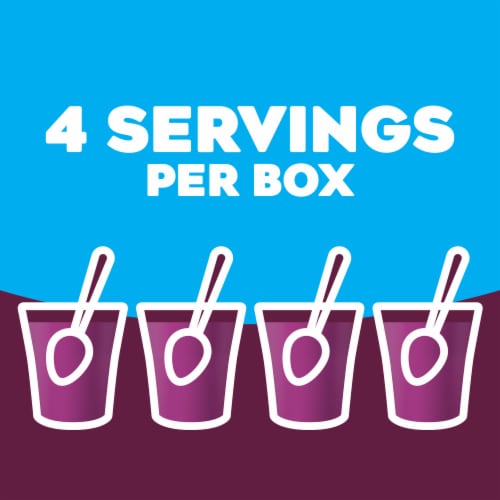 Jell-O Black Cherry Sugar Free Gelatin Dessert Mix Perspective: top